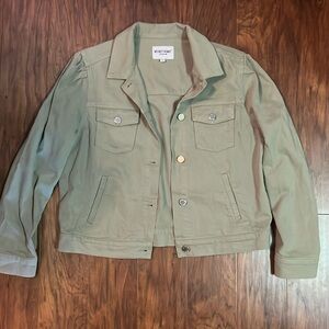 Light Green Velvet Heart Jacket